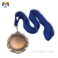 As medalhas esportivas em branco do Blank Bronze Award